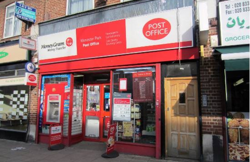 Worcester Park Post Office To Move | Sutton Conservatives